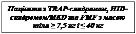 Надпись: Пацієнти з TRAP-синдромом, HID-синдромом/MKD та FMF з масою тіла ≥ 7,5 кг і ≤ 40 кг